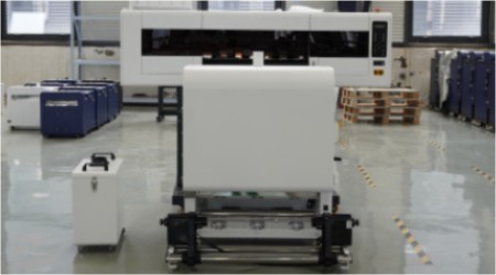 The powder shaking machine can be used for 2-head and 4-head printers, and one machine is multi-purpose.