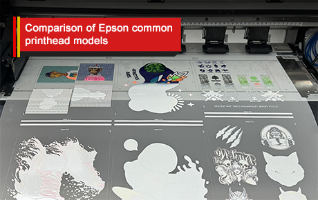 Comparison of Epson common printhead models