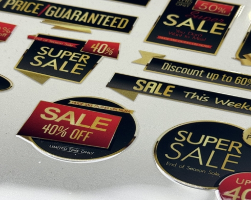 促销标签印刷！