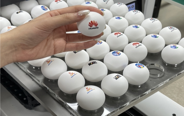 UV printer direct print on pingpang balls