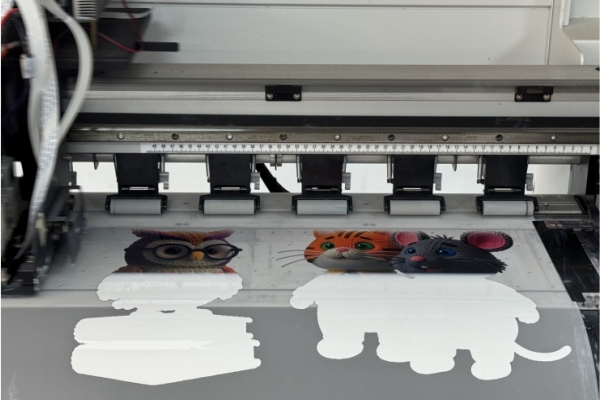 DTF knit effect printing