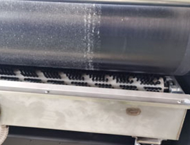 Online cleaning of the belt,convenient and efficient