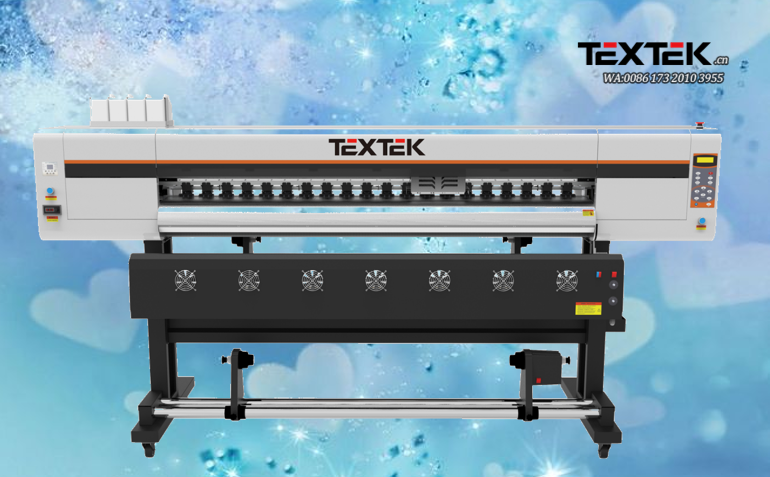 1.8m Car Vinyl Printer with 4pcs E1 Heads from Textek