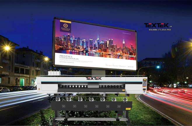 Factory Manufacturing 1.8m Indoor Outdoor Digital Large Format Inkjet Printer Textek TK-E1804