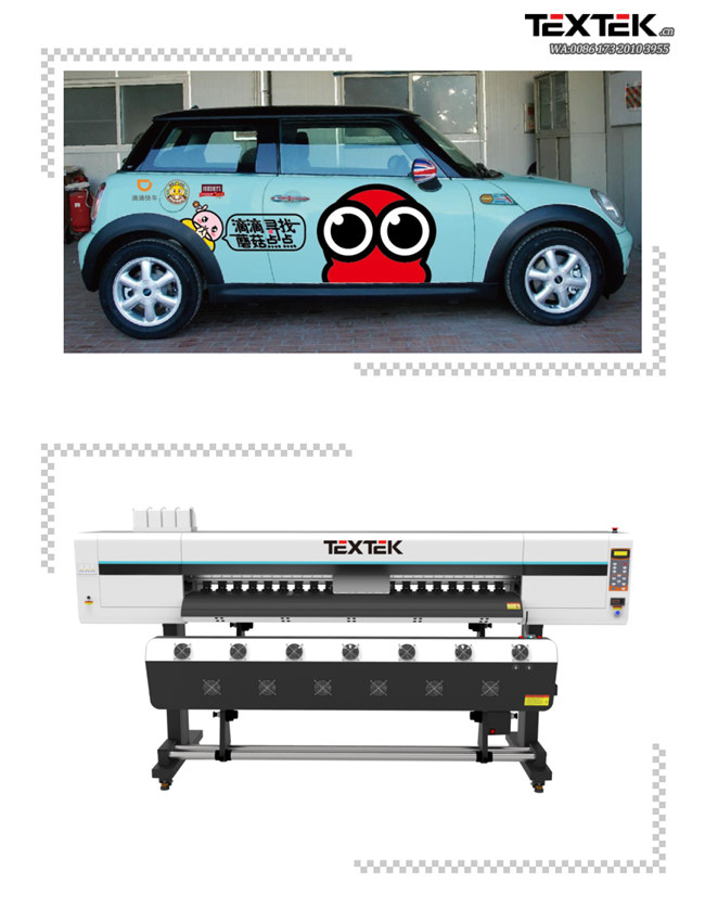 Textek Eco Solvent Printer with Exceptional Print Quality And High Performance