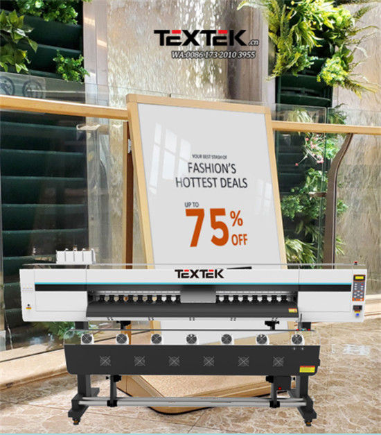 Textek 1.8m Eco Solvent Printer with Epson I3200 E1 Head