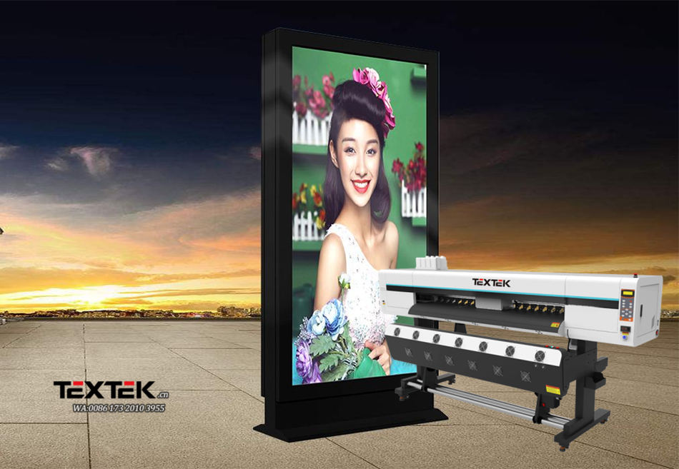 Textek 1.8m Eco Solvent Wide Format Printer Outdoor Banner/Tarpaulin/Vinyl Printer Price