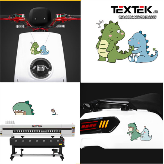 Textek 2Head 1.8m Eco Solvent Printer for Metro Billboard