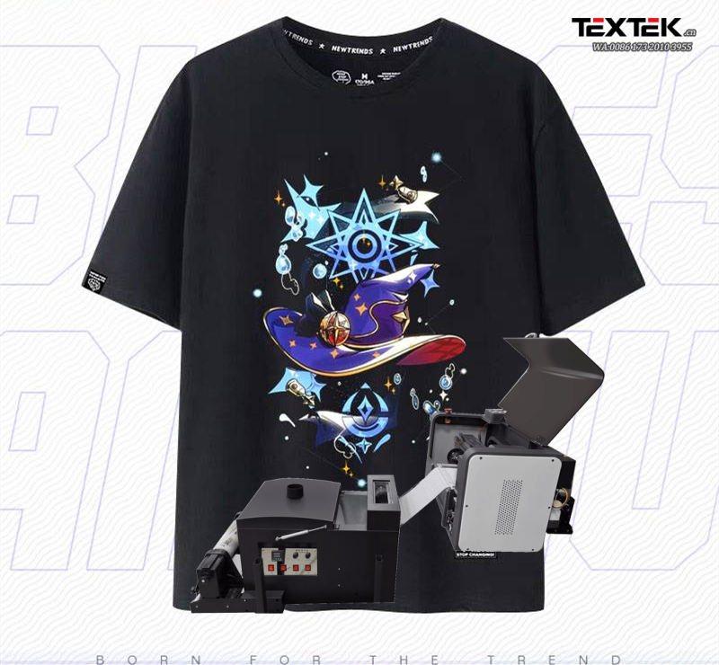 Textek Direct to T-Shirt Pet Film Textile Printer with Powder Shaking Machine 2% off