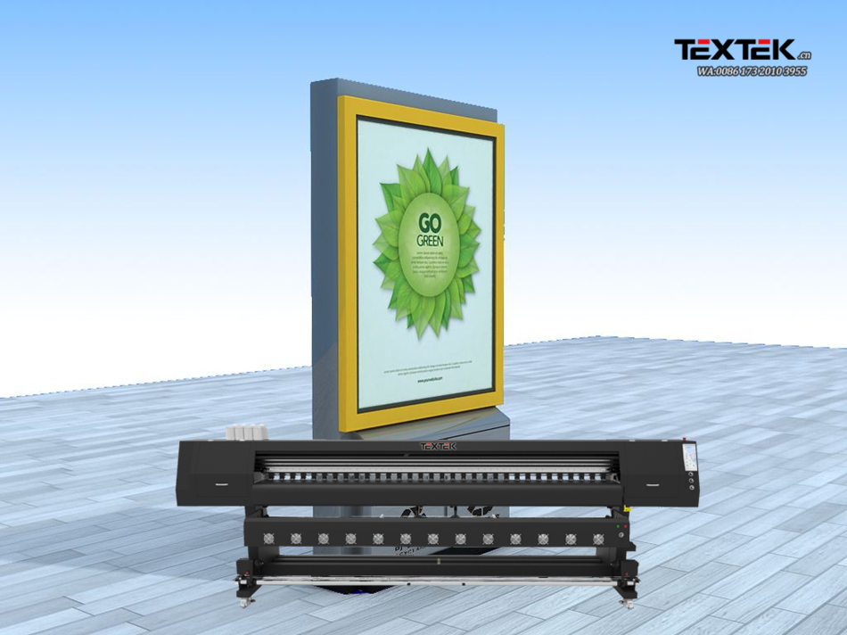 Textek Eco Solvent Printer Factory Supply 3.2m Eco Solvent Digital Printer Inkjet Printer For Advertisement