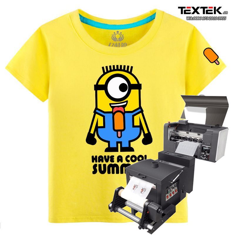 Textek Heat Transfer Printer Dtf Pet Film Printer A3 Dtf Printer for T-Shirt Dtf Machine