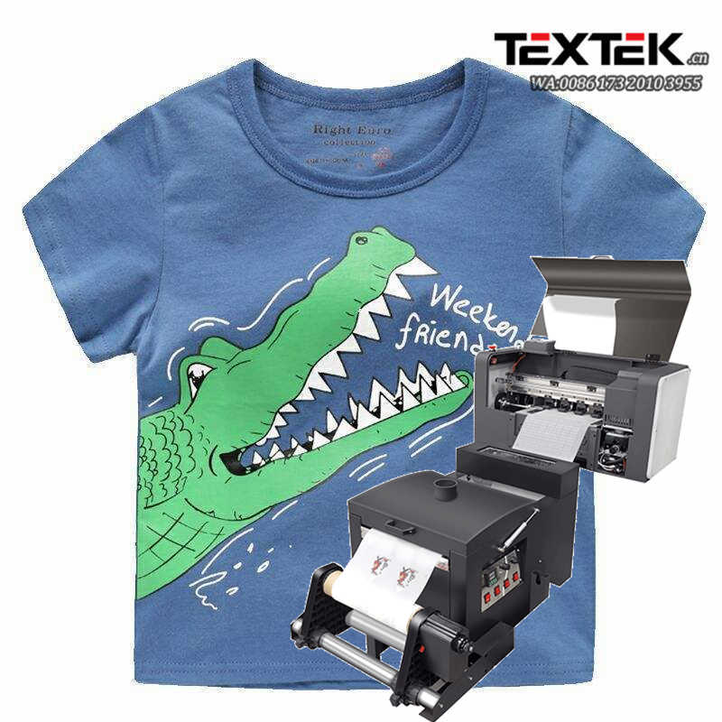 Factory Directly Sale Textek 30 Cm Width Dual XP600 Inkjet Dtf Printer A3