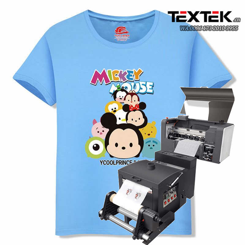 Good Price Textek A3 Size T Shirt Printing Machine Dtf Pet Film Digital Printer with Powder Shaker