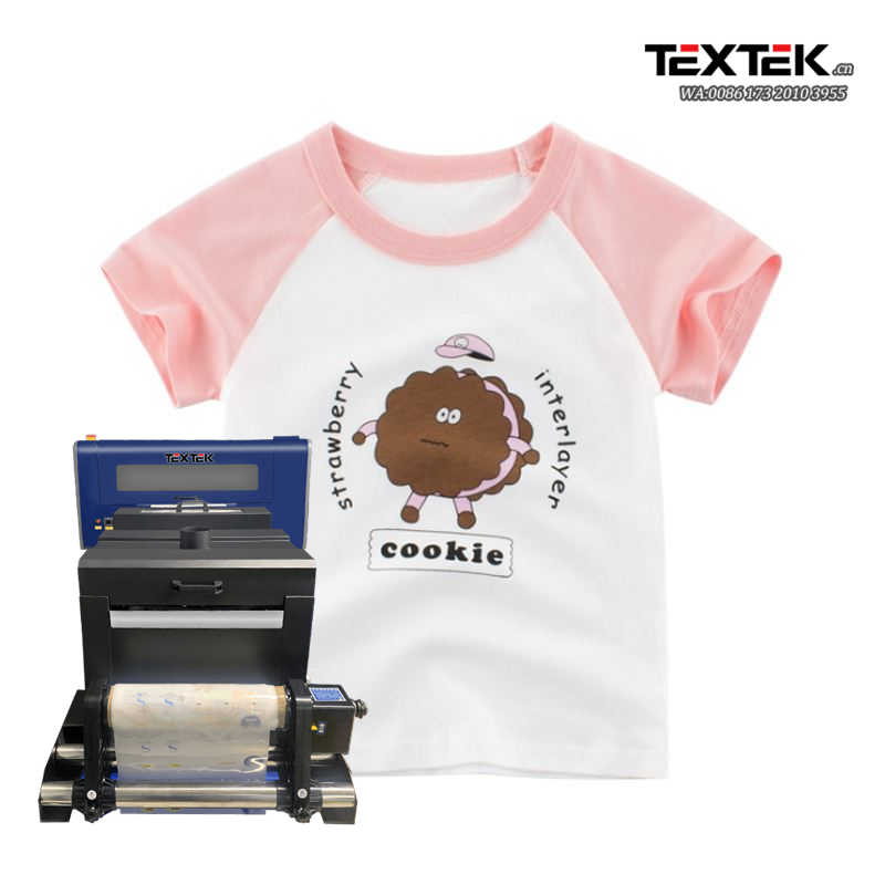 Hot 30cm Cmyk White Ink Dtf Roll Pet Film Heat Transfer Printer for T-Shirt Bag Shoes Hoddie Textek A3 Pro