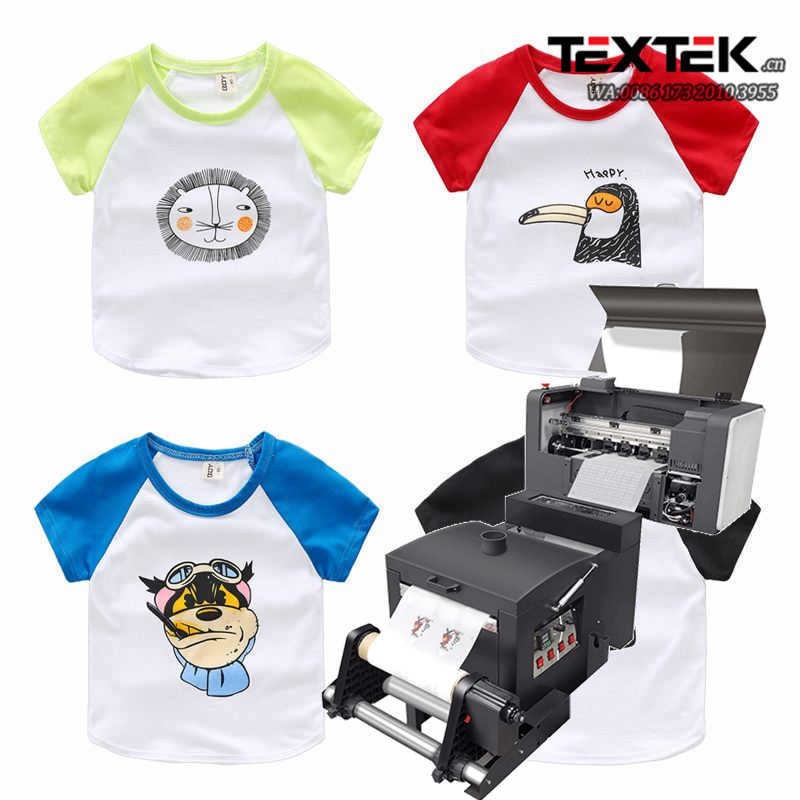 Textek Heat Transfer Printing Pet Film Machine Supplier A3 Digital Dtf Printer with Powder Shake