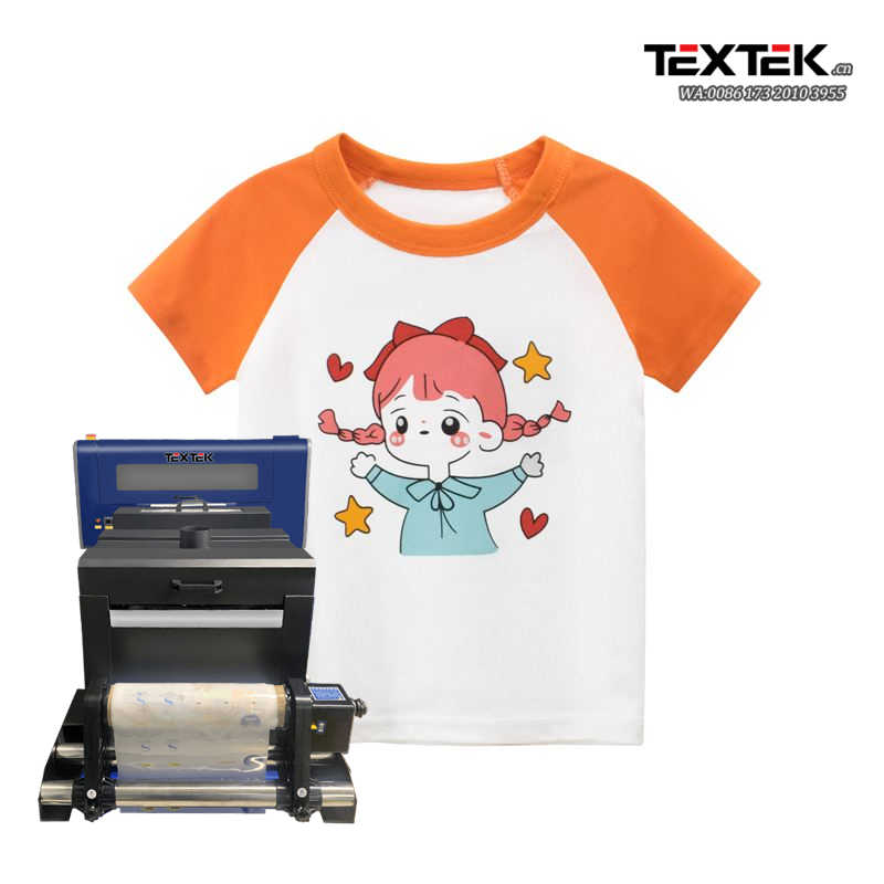 Textek New Dtf T-Shirt Printing Machine Heat Transfer Dtf Pet Film Printer TK A3 PRO with Shaking Powder machine