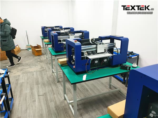Workshop Corner of Textek A3 Size DTF Printer