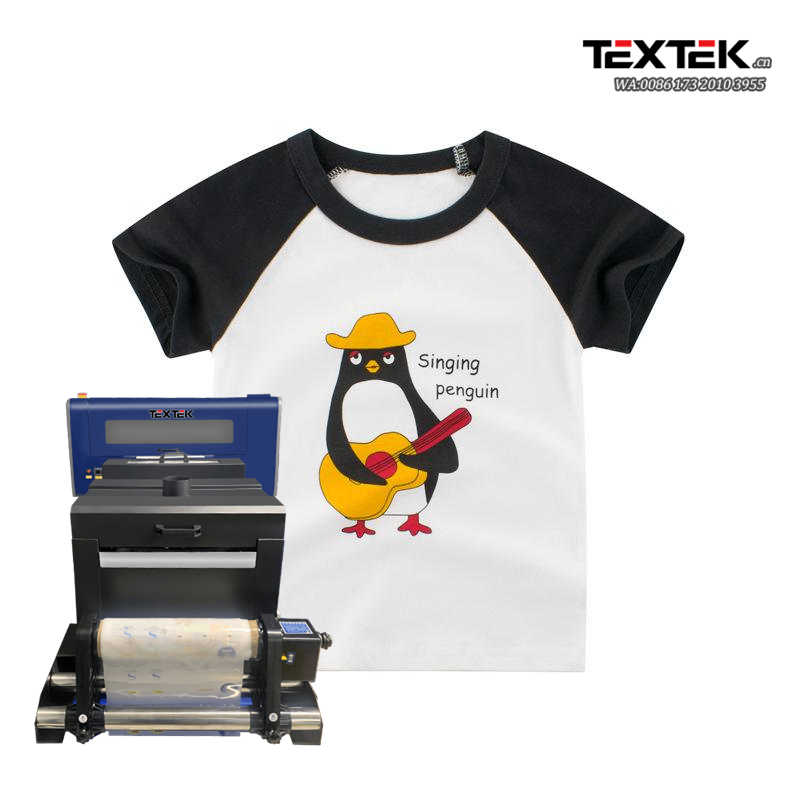 Wholesale Price Textek New A3 30cm XP600 T-Shirt Heat Transfer Dtf Printer with Roller Heater Duster