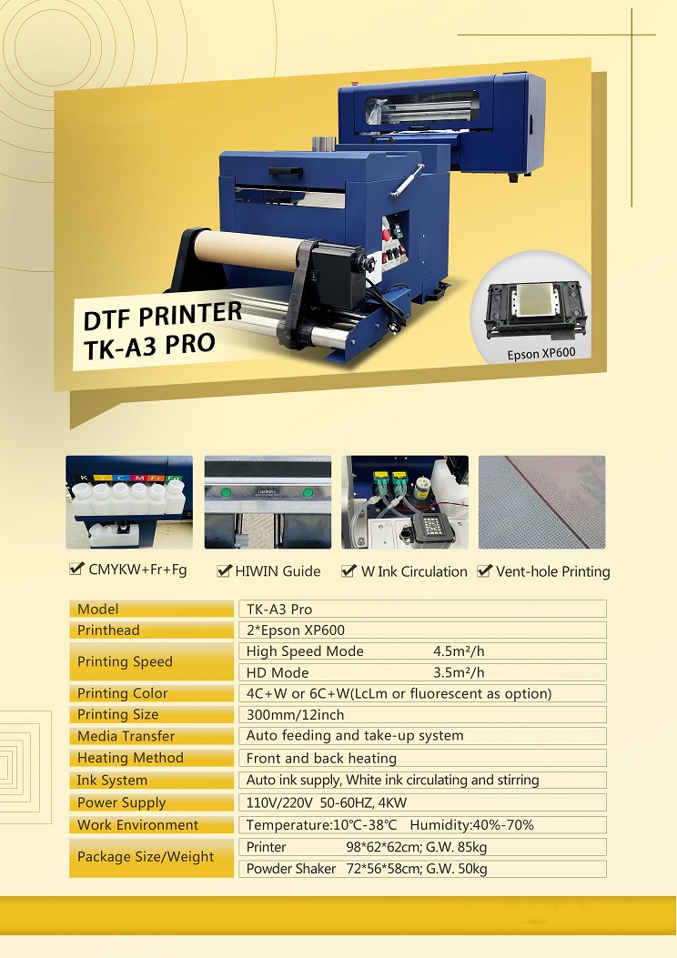 How does DTF Printer work?&Why the DTF Printer?