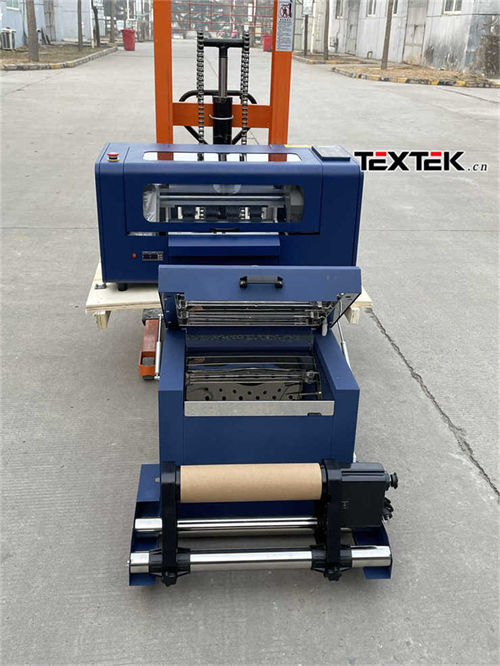 Textek Digital T Shirt Textile Printing Machine Heat Pet Film Dtf Printer with Dual Print Heads