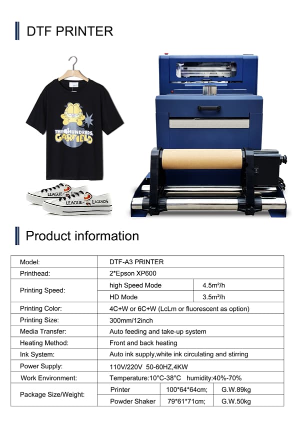 T-Shirt Printing Dtf Printer,support vent-hole printing mode, and finished product has better ventilation