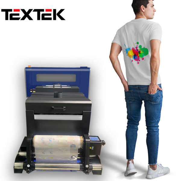 A3 DTF printer supplier with 2Pcs xp600 printheads for T-shirt printing
