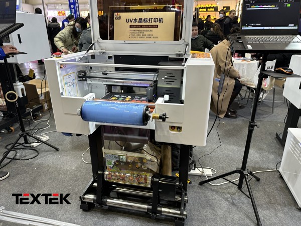 UV Crystal Label Printer coil digital printing machine cold transfer sticker machine