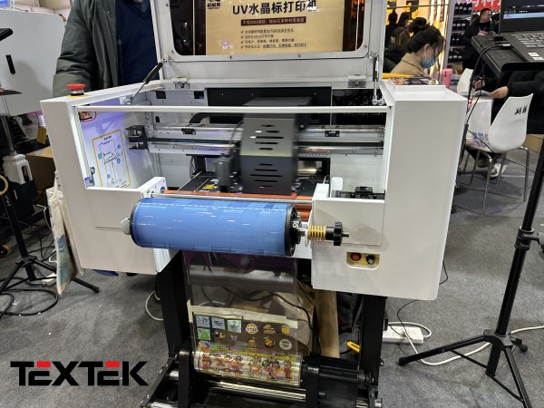 UV Crystal Label Printer coil digital printing machine cold transfer sticker machine