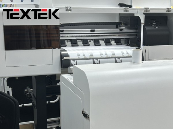 Small and light white ink borderless heat press printer