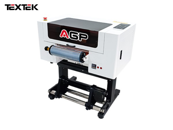 TEXTEK factory fully automatic roll stamping packaging gift box logo sticker cold transfer UV dtf printer