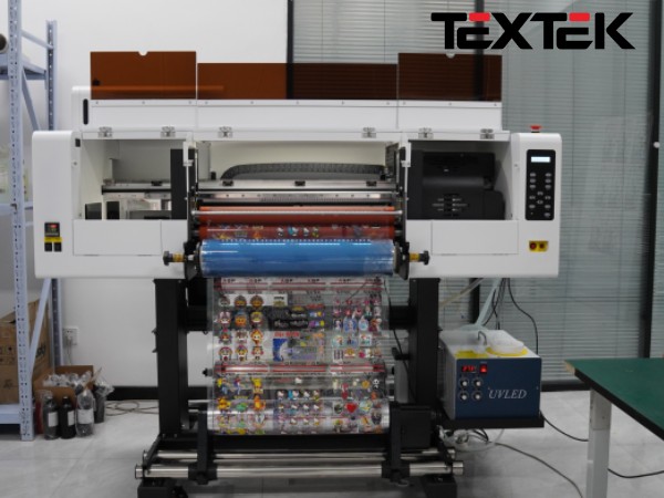 Crystal label printing, TEXTEK 60cm crystal sticker printing and laminating all-in-one machine is better