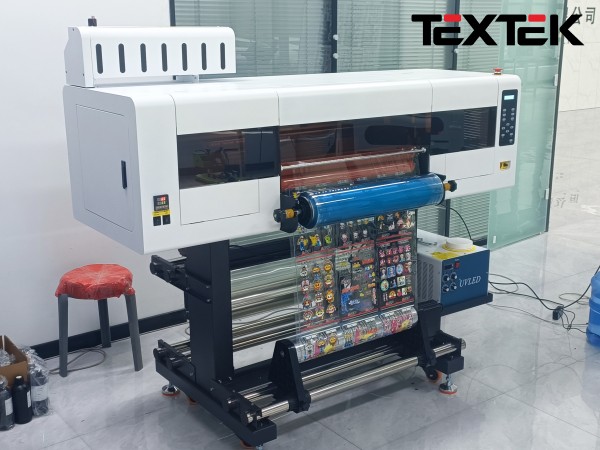 Crystal label printing, TEXTEK 60cm crystal sticker printing and laminating all-in-one machine is better