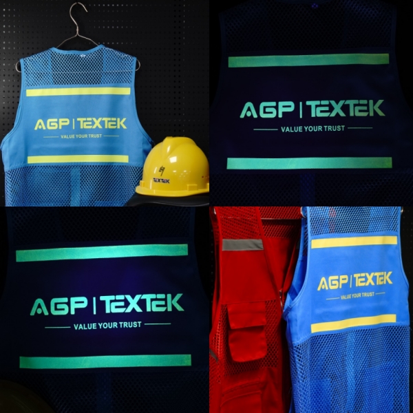 60cm DTF 打印机在安全背心上打印转印