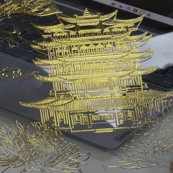 Hybrid UV Printing Meets Gold Foil Stamping