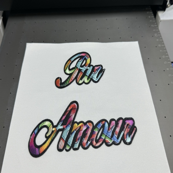 Full-Color UV Printing on Embroidery!